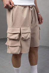 PANTALON SCURT CREM "DESERT SAND"